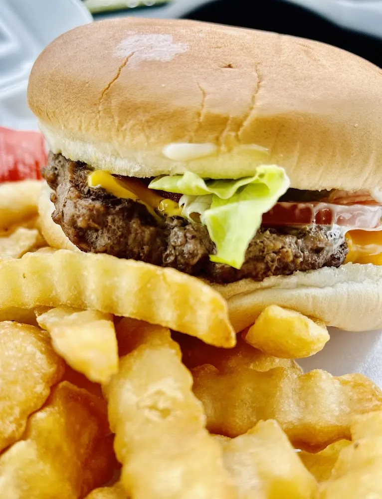 Cheeseburger and Fries