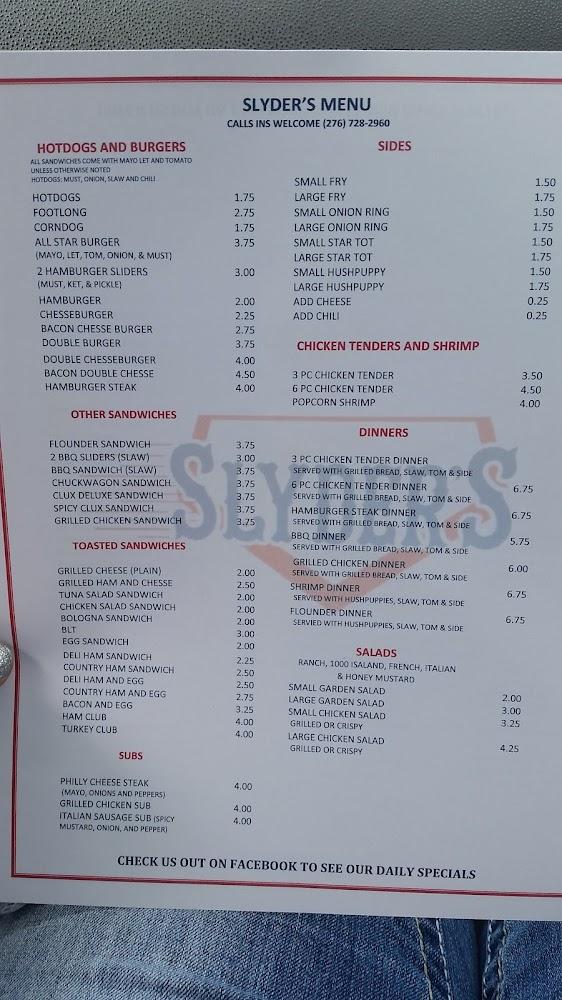 Slyders Menu image 4